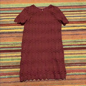 Maroon red dress from Abercrombie&Fitch